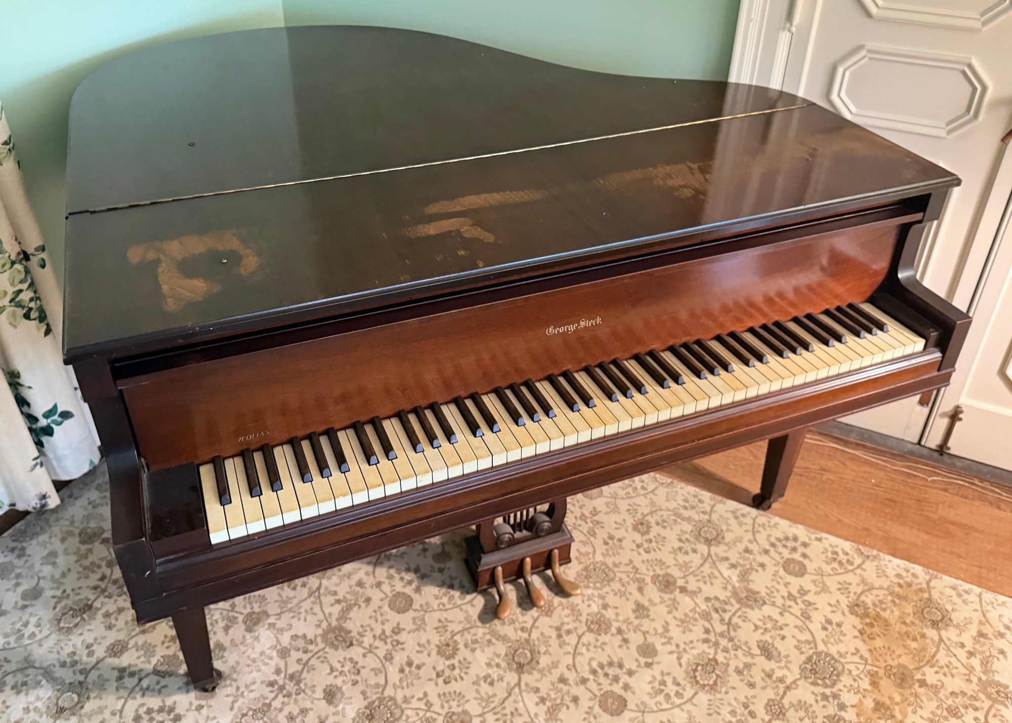 Baby grand piano